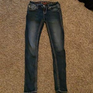 GENTLY used rock revival jeans 💕💕